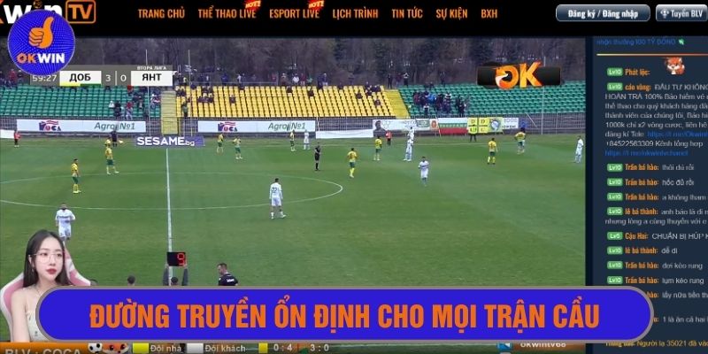 Đường truyền khi xem ngoại hạng Anh trên Okwintv có được ko 